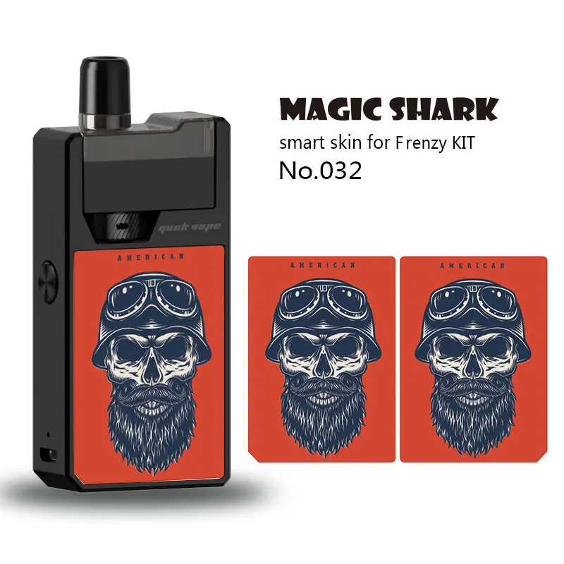 Magic Shark Punk Cowboy Waterproof Skull PVC Cover Film Sticker Case Skin for Frenzy KIT 031-040 | Мобильные телефоны и
