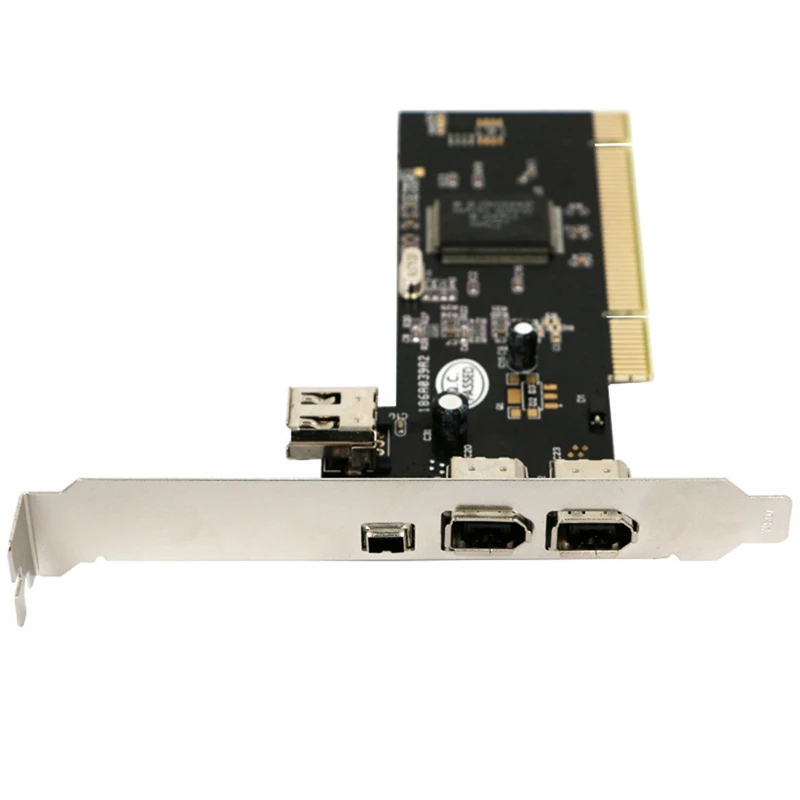 PCI 4 Ports Firewire IEEE 1394 1394A 4/6 Pin Controller Card Adapter Video Capture for HDD MP3 PDA | Компьютеры и офис