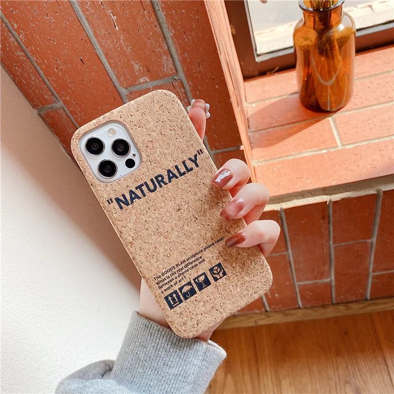 

Oak Pattern Case For iPhone 11 12 Pro Max Mini 7 8 Plus XR X XS MAX Minimalism Cover