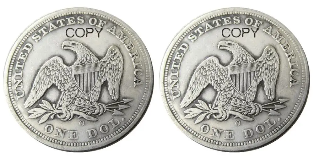 

Монеты США Two Face Eagle CC/O, посеребренные копии