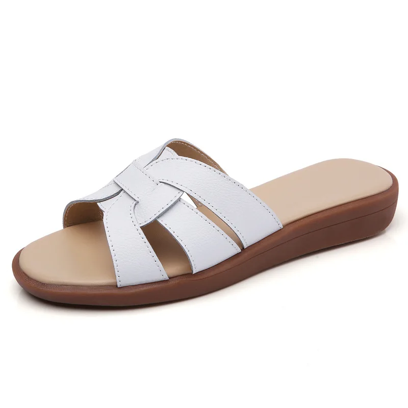 

2021 Women's Sandals New Fashion Style Casual Female Shoes Fashion Woman Wedge Comfortable Sandals Flat Zapatos Mujer