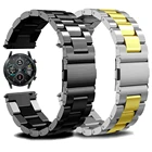 Ремешок из нержавеющей стали для наручных часов HONOR Magic 2 4246 мм, металлический браслет для HONOR Watch ESGS Pro, роскошный браслет, 20 мм 22 мм