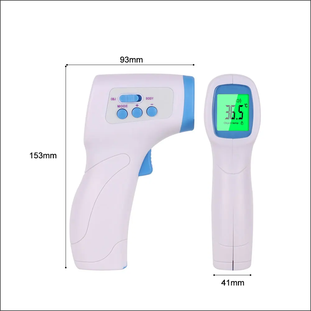 RZ Infrared Baby Thermometer Digital Kids Adult Forehead Non-contact Infrared Thermometer Gun With LCD Backlight Termometer