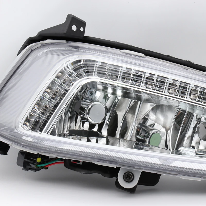 

2pcs For Hyundai IX45 Santa Fe 2013 - 2015 6000K White Light LED Daytime Driving Running Light DRL Car Fog Lamp