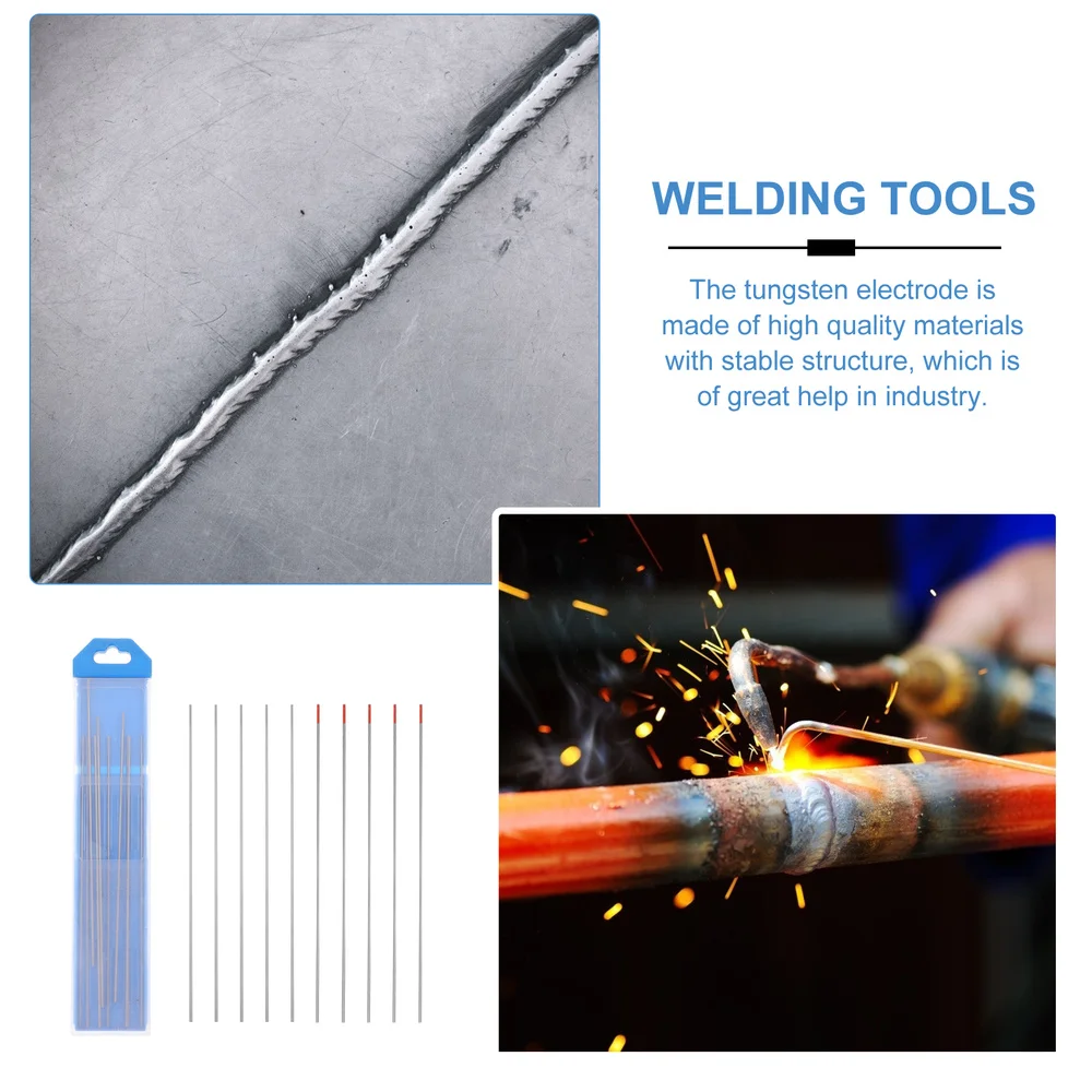 

20pcs Tungsten Needle Tungsten Electrode Tungsten Rod Cerium Tungsten Electrode