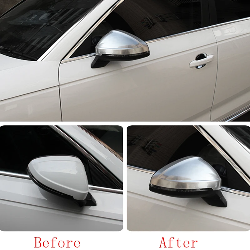 Автомобильные аксессуары 2x хромированная Дверь Зеркало заднего вида декоратор