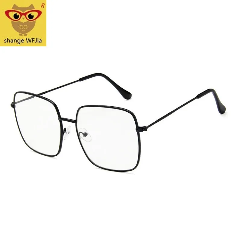 Новинка 2020 квадратная оправа винтажные женские очки большого размера d