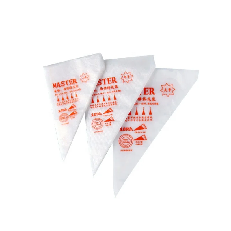

YT0008 Yabay 100Pcs S/M/L Disposable Pastry Bags Decoration Kitchen Icing Food Preparation Bags Cake Tools For Baking