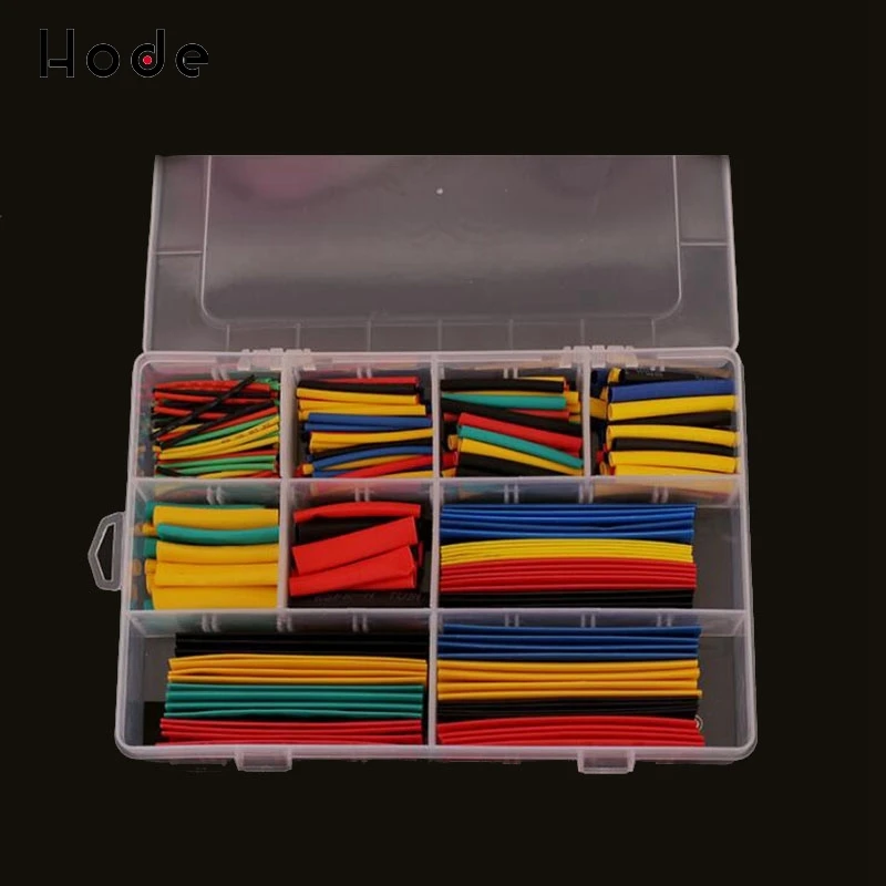 

328PCS boxed environmentally friendly flame-retardant heat shrinkable tube set insulation sleeve