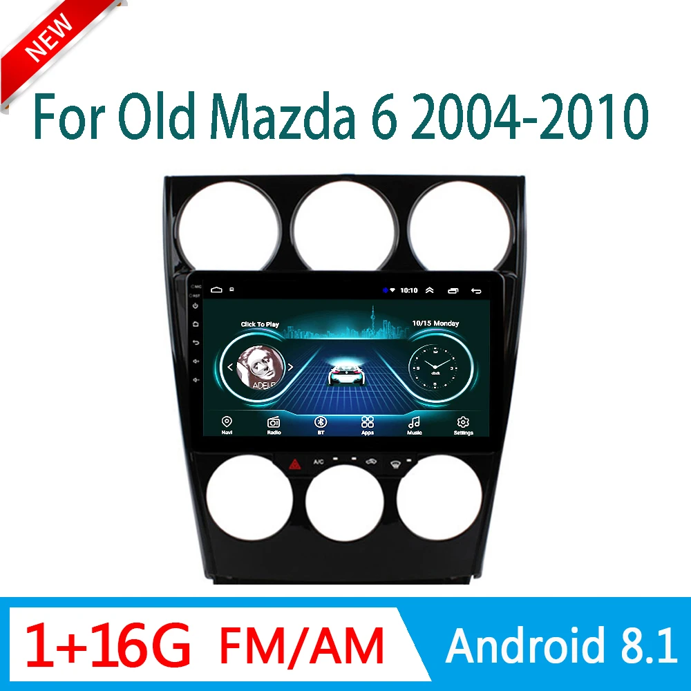 Авторадио для старой mazda 6 2004 2010 мультимедийная система авто аудио GPS навигация FM am