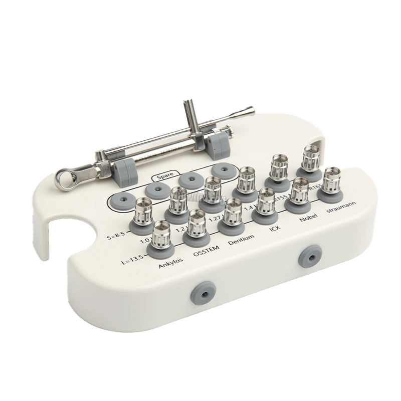 1 набор инструментов для реставрации и имплантации|Модель зубов с