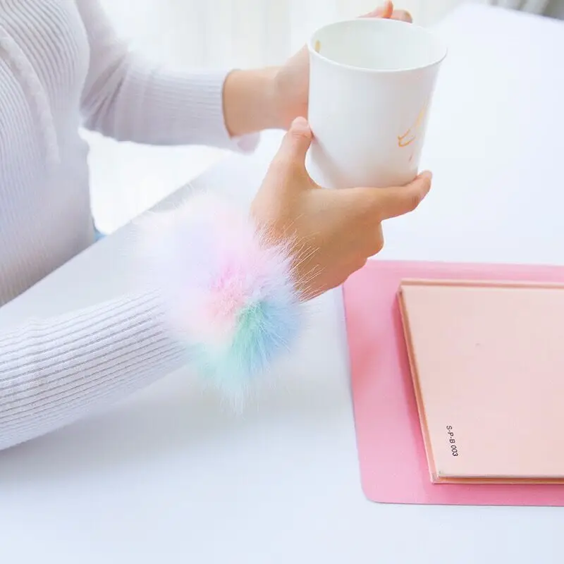 Плюшевый браслет Bentoy Milkjoy Радужный Браслет для девочек подарок детей поп-браслет