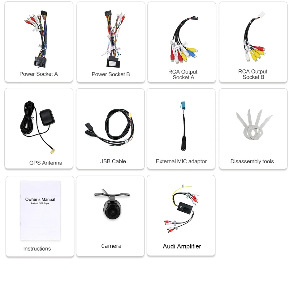 Автомагнитола Bosion на Android 10 0 мультимедийный видеоплеер с GPS для Audi A3 8P 2003 2013 2Din DVD 7