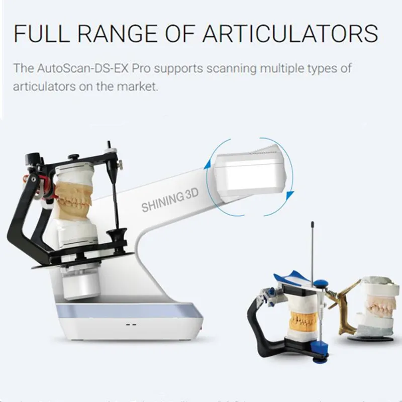 Einscan AutoScan DS EX Pro Dental 3D сканер легкий универсальный функционал и отличная скорость
