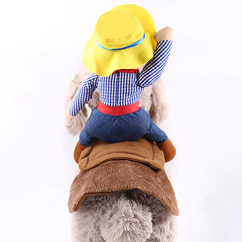 Рождественская забавная Одежда для собак костюм больших и маленьких животных