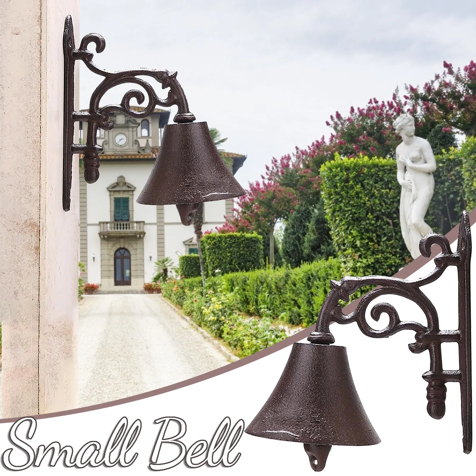 Настенный кронштейн для телевизора звонки ретро металлические колокольчики