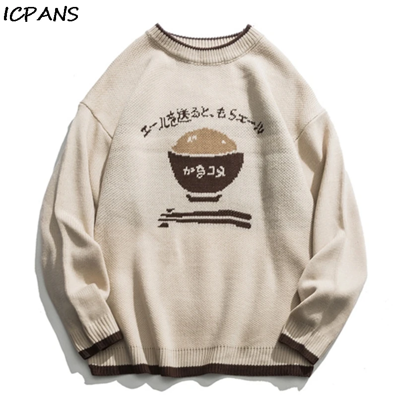 Свитер с принтом ICPANS пуловеры для мужчин и женщин модные повседневные Хлопковые