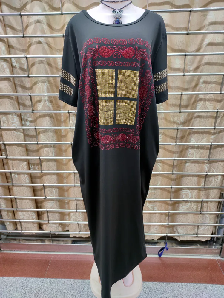 Платья для ужинов МД для женщин 2021 Новая африканская весна-лето Элегантное платье с принтом цветов Дашики Длинное платье Одежда для дам 229# on.