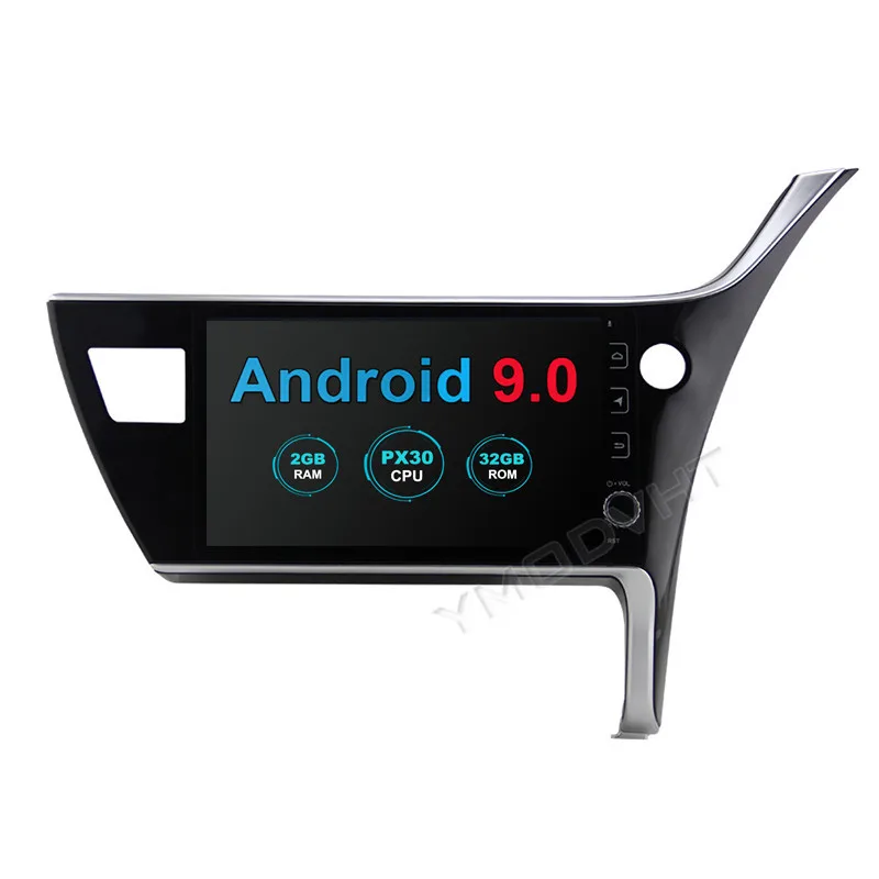 YMODVHT 9 дюймов 4 Гб + 64 ГБ Android 0 автомобильный DVD радиоприемник для Toyota corolla 2017 2018
