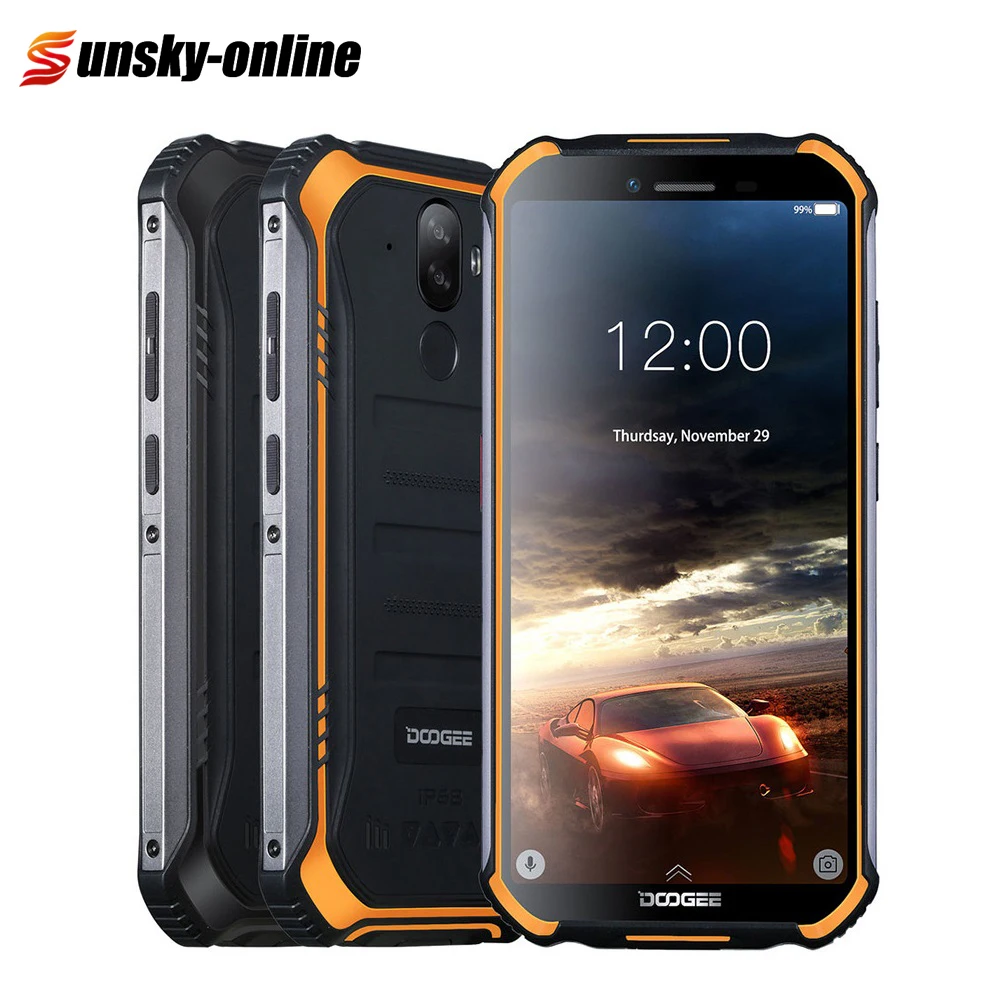 Смартфон DOOGEE S40 Lite защищенный IP68 Android 9 0 5 дюйма 4650 мАч 2 + 16 ГБ 4 ядра | Мобильные
