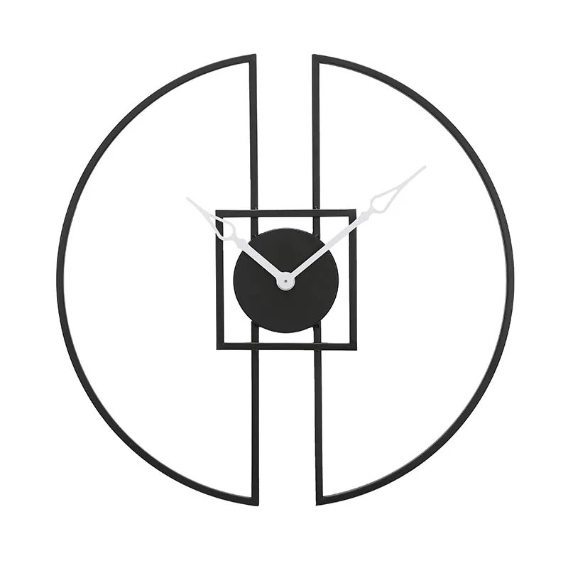 

Metal Living Room Wall Clock Silent Modern Design Minimalist Wall Clocks Home Separates Duvar Saatleri Household Products EF50WC