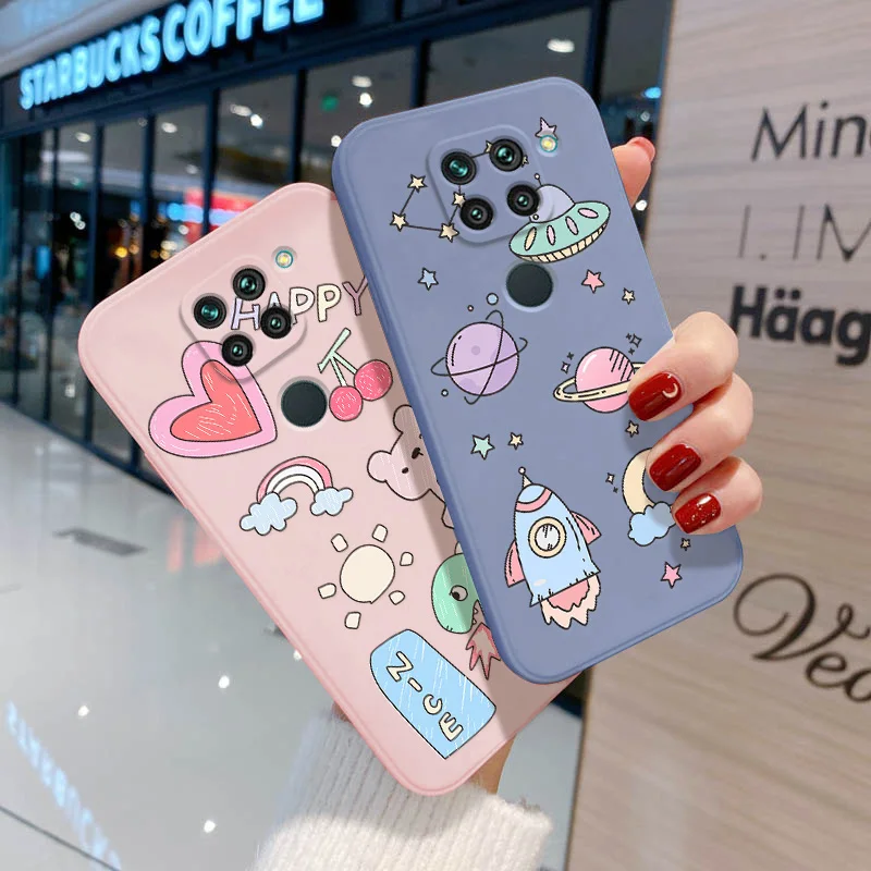 

Poco X3 Pro Funda Case For Xiaomi Redmi 9A 9T 9 Case Anime Bear Slilicon Redmi Note 9 8 10 Pro Max 9S 10S 9C 9 10X Cover Carcasa