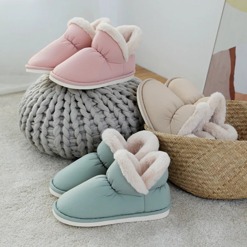 

2021 Winter Boots Women Waterproof Snow Women Shoes Flat Casual Winter Shoes Ankle Boots for Women Plus Size 44 Couple Shoes