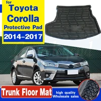 for toyota corolla e170 e180 2014 2015 2016 2017 boot mat rear trunk liner cargo floor carpet guard protector car accessories