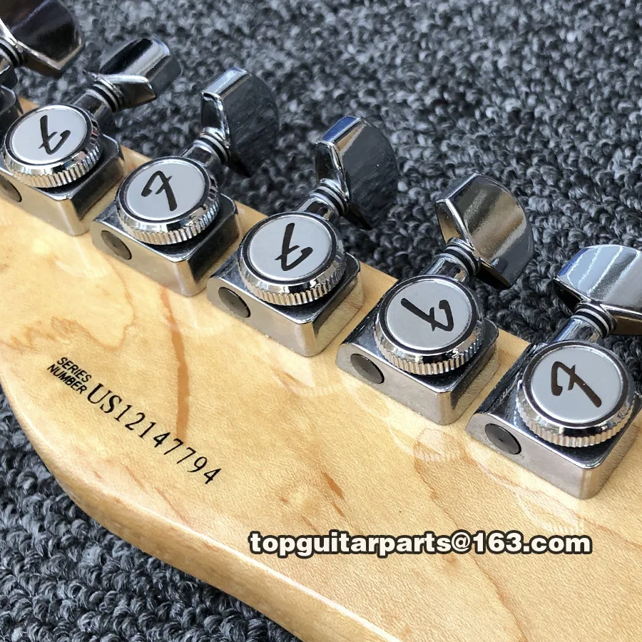 Болотная пепельная электрогитара Bookmatched твердый корпус фиолетовый глянцевый