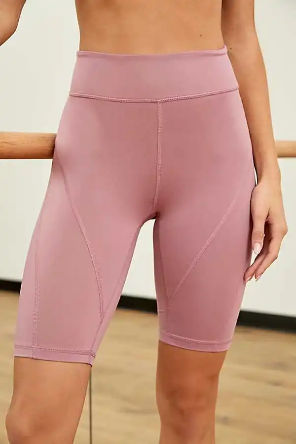 

Knee Length High Waist Yoga Shorts for Women Gym Shorts Athletic Fitness Sport Jogging Trouser Gym Running Cycling short
