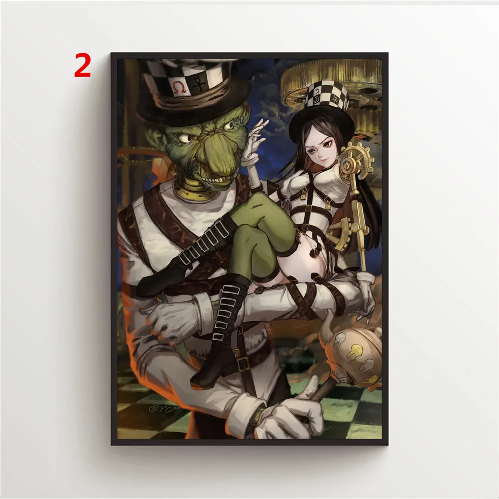 Алиса: Безумие Возвращается Аниме Постеры На Стену Холст Декор Искусства Картина Домашнего Декора.