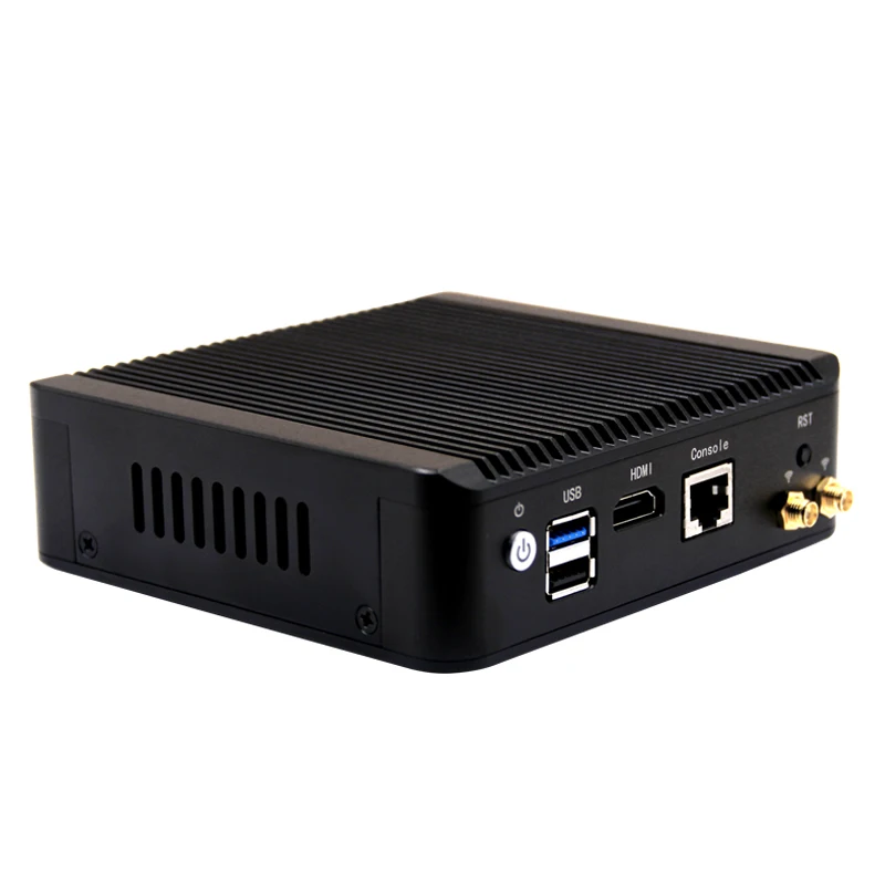 Четырехъядерный ATOM E3845 VPN сервер Мини ПК безвентиляторный pfsense брандмауэр 4 Lan порт