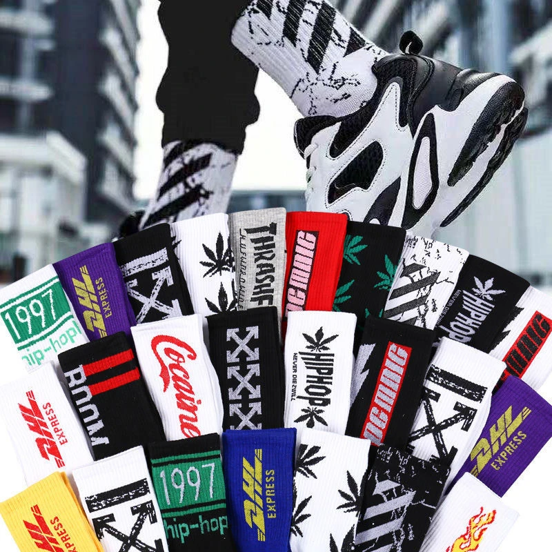 

5 Pairs Men Cotton Long Socks Basketball Football Sport Breathable Warm Socks