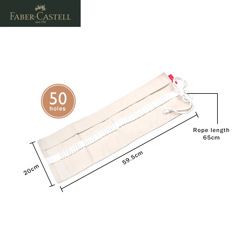 

FABER CASTELL тканевый пенал Canvas Pen Curtain 50/64/76 отверстий