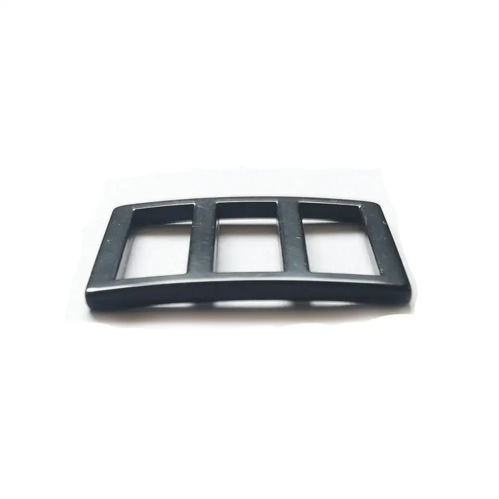 Квадратная пряжка сумка ремень черный цвет 25 мм внутренняя длина материал Znic