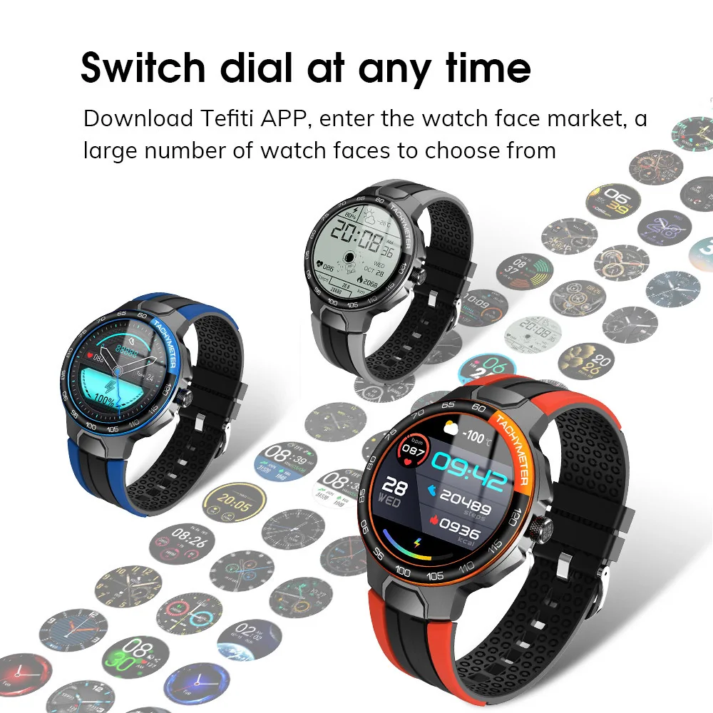 Cena Niwevol Sport Inteligentny Zegarek Mężczyźni Multisport Tryb IP68 Wodoodporny Niestandardowy Dial Smartwatch Dla Androida IOS Tętno Zegarki Fitness