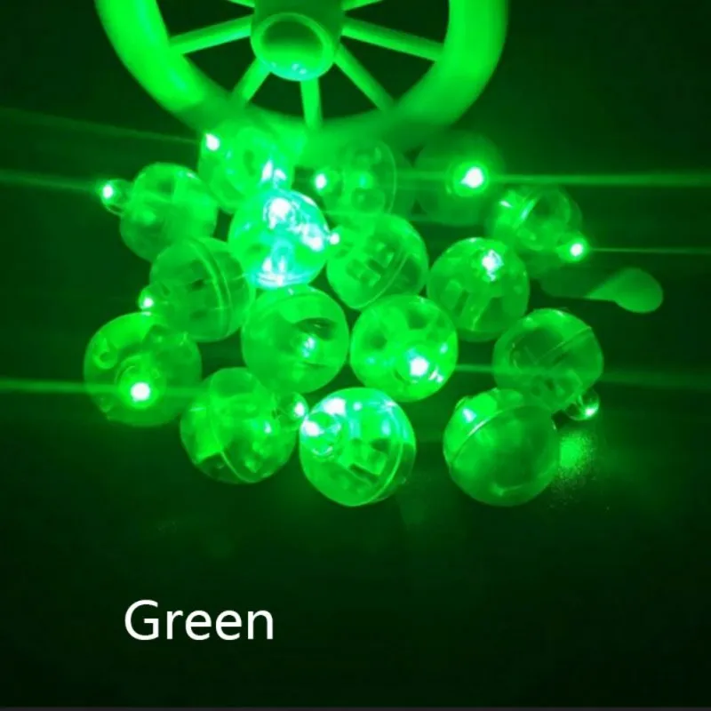 

Premium Mixed-Colors Flashing Party Lights LED, 10Pcs