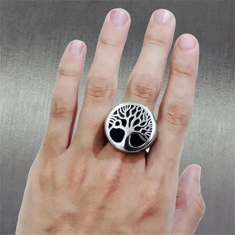 Vunix Классические мужские наручные часы из нержавеющей стали кольцо мужской