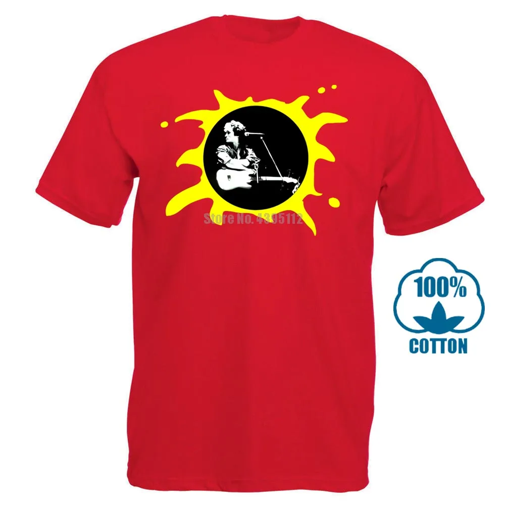 Красный Designer Greatest Russian Rock Band Kino T Shirt Viktor Tsoi Tee Music 010136 - Цвет: Красный