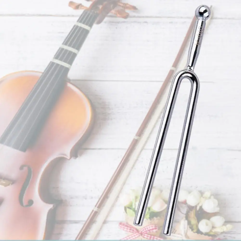 

Silver Tuning Fork Instrument Tuning Fork Stainless Steel Space-saving Useful Stainless Steel Tuning Fork