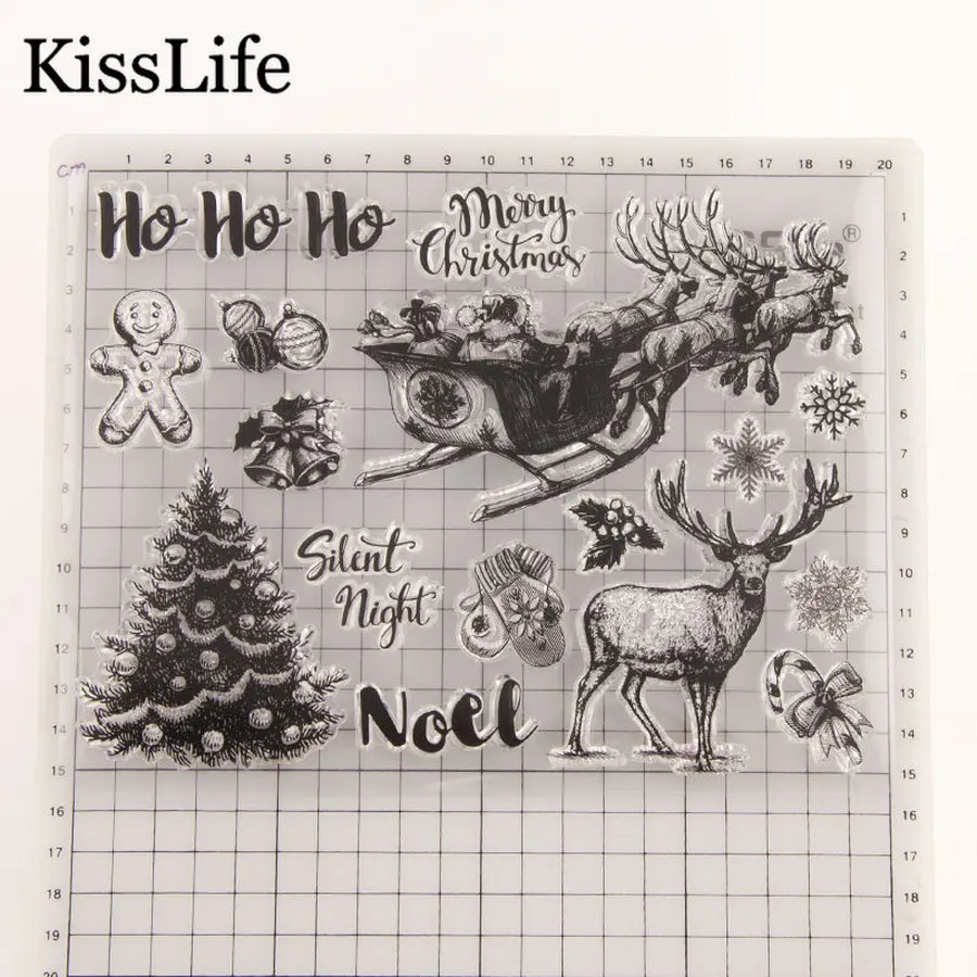 Рождественские носки с оленем снеговиком снегом цветком счастливыми