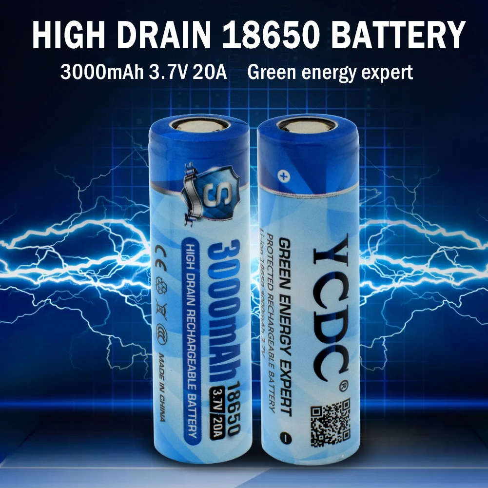 YCDC 2/4 слотов USB зарядное устройство умная Зарядка 18650 26650 14500 AA AAA с шт. Высокая