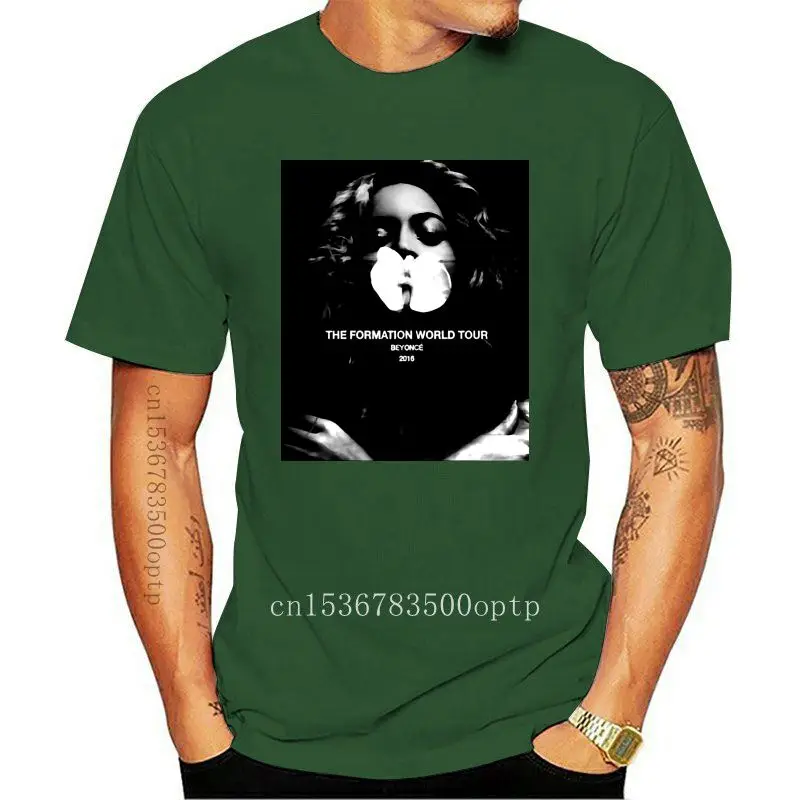 

The формирование Тур 2021 Beyonc черная футболка с коротким рукавом Хлопок