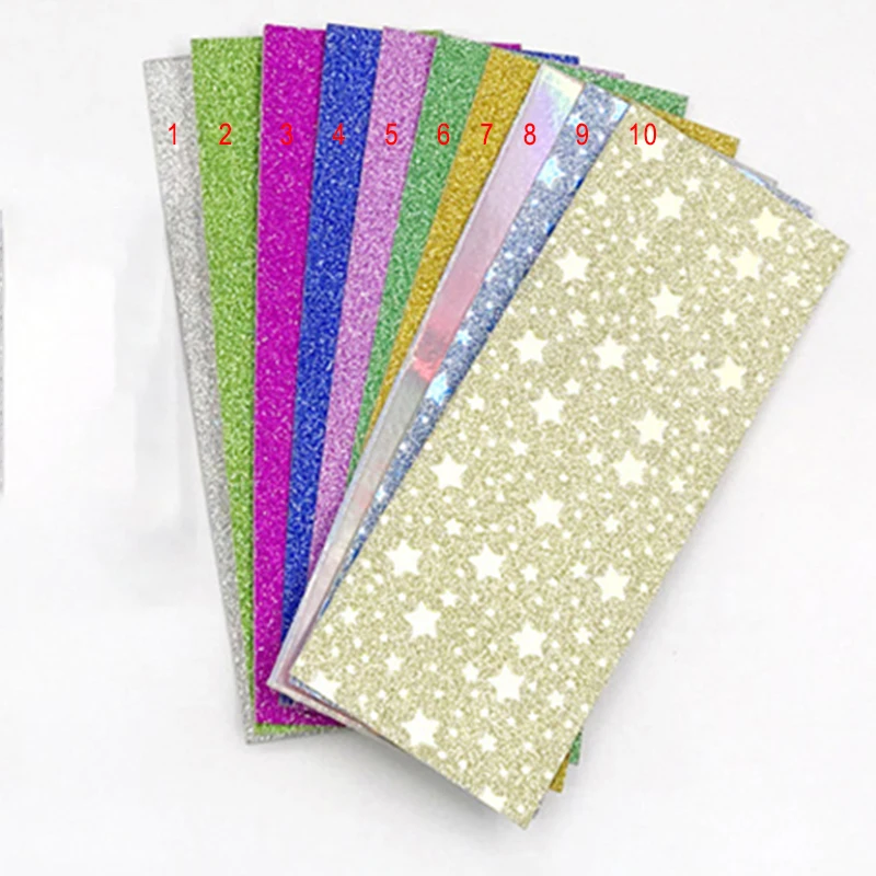 Eyelash Glitter Background Paper for Lashes Packaging Box Rectangle Private Label | Красота и здоровье