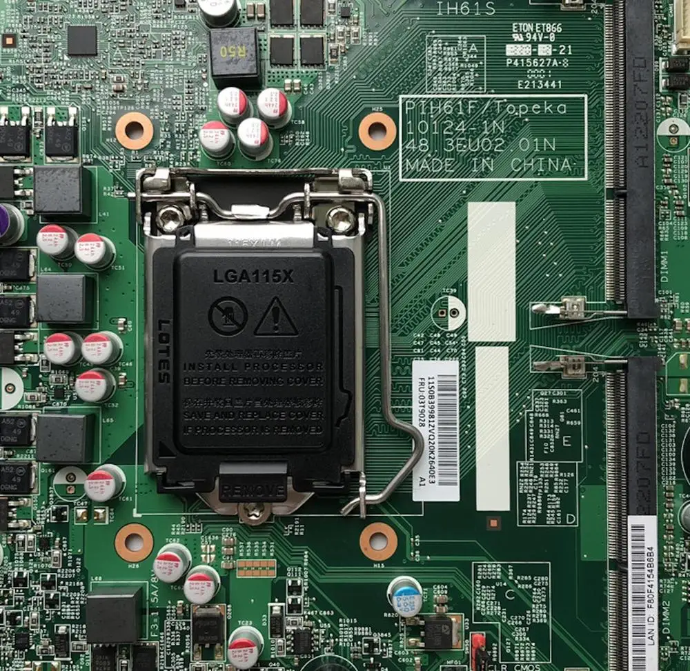 IH61S для Lenovo M7100Z S510 M7121Z материнская плата 10124 3 48 3eu02. 031 03T6593 100% протестирована