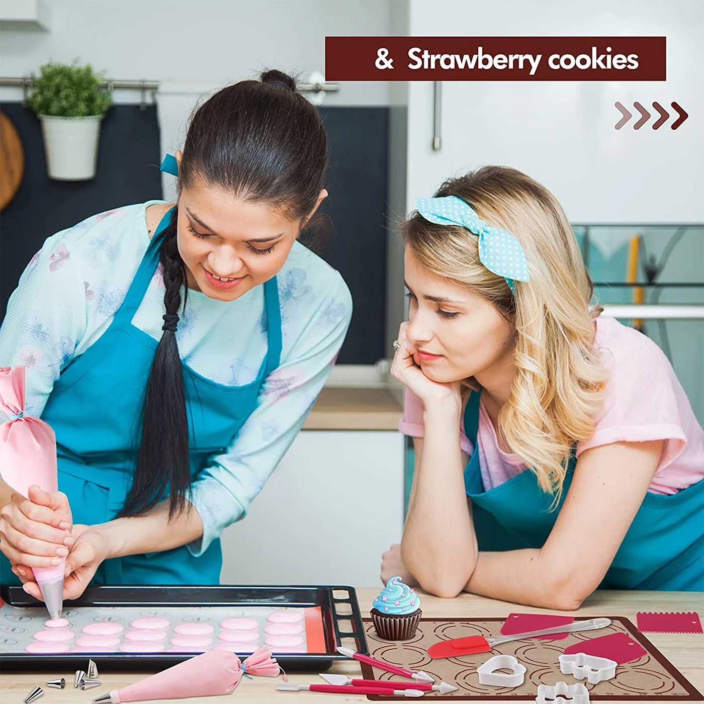 Силиконовый коврик для выпечки посуда не скользящая искусственная кожа