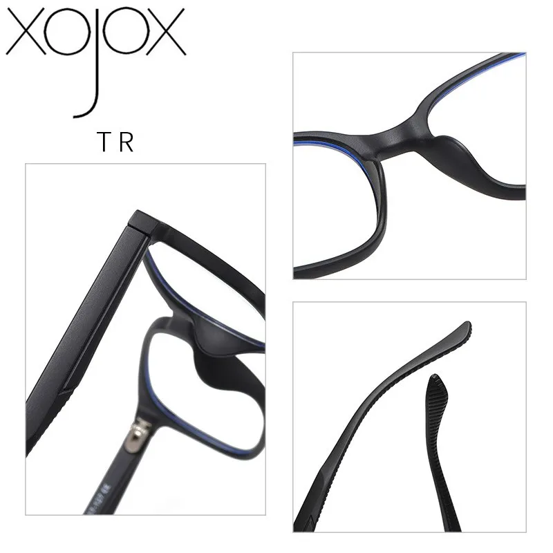 Очки с защитой от сисветильник XojoX Square TR модные очки в стиле ретро для детей