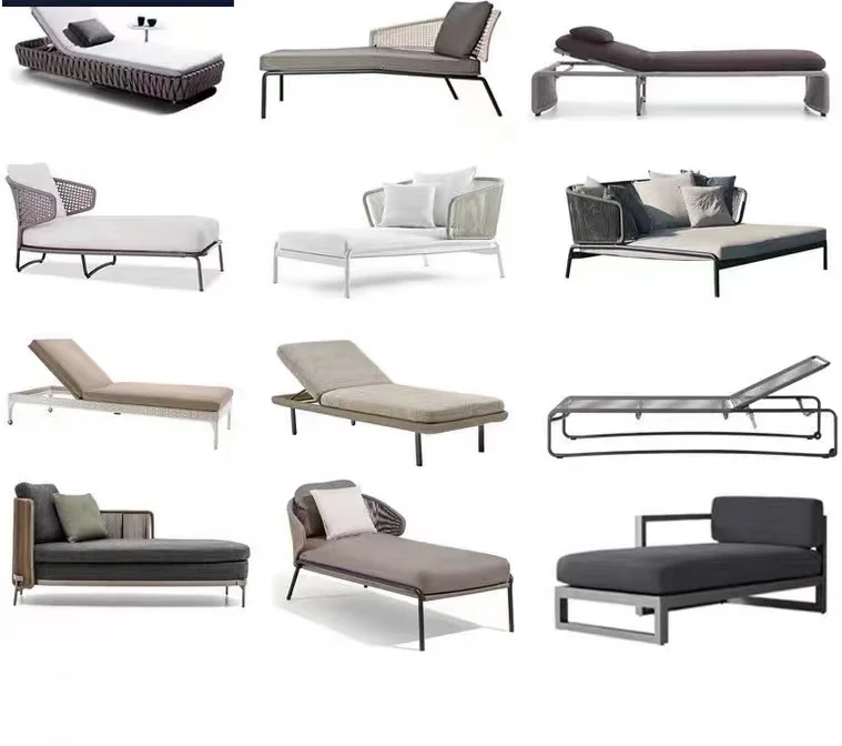 Кресло шезлонг из ротанга 200 см|Пляжные кресла| |