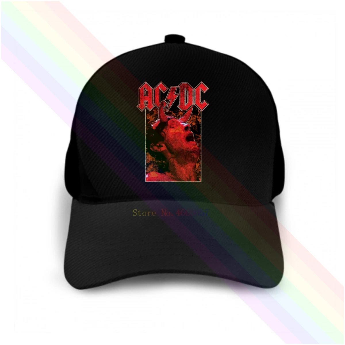 AC DC рога Для мужчин классический крой логотип Классическая черная обувь-новое 2020