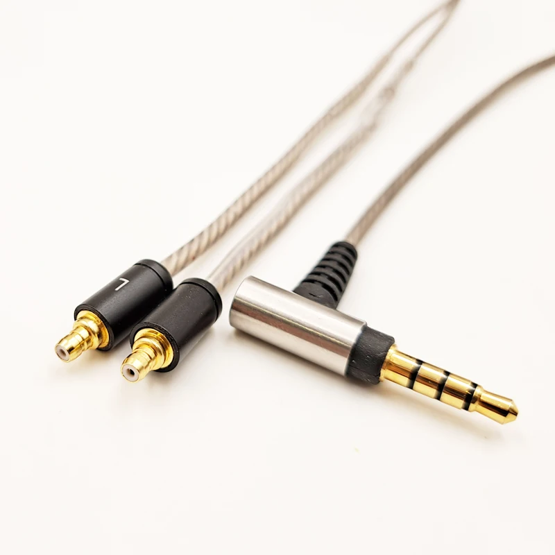 Новинка кабель для наушников Sennheiser IE100 IE400 IE500 100% высокочистый посеребренный